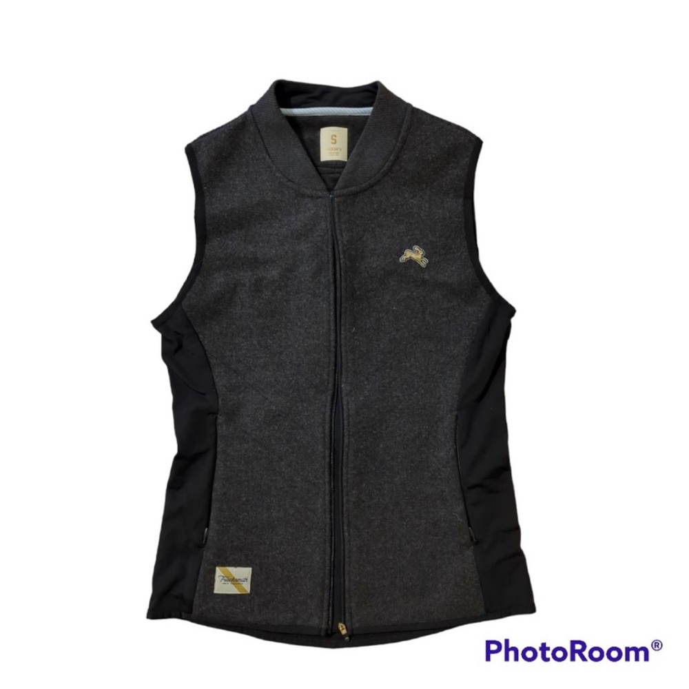 Tracksmith, Grey/Black No Days Off Vest, S